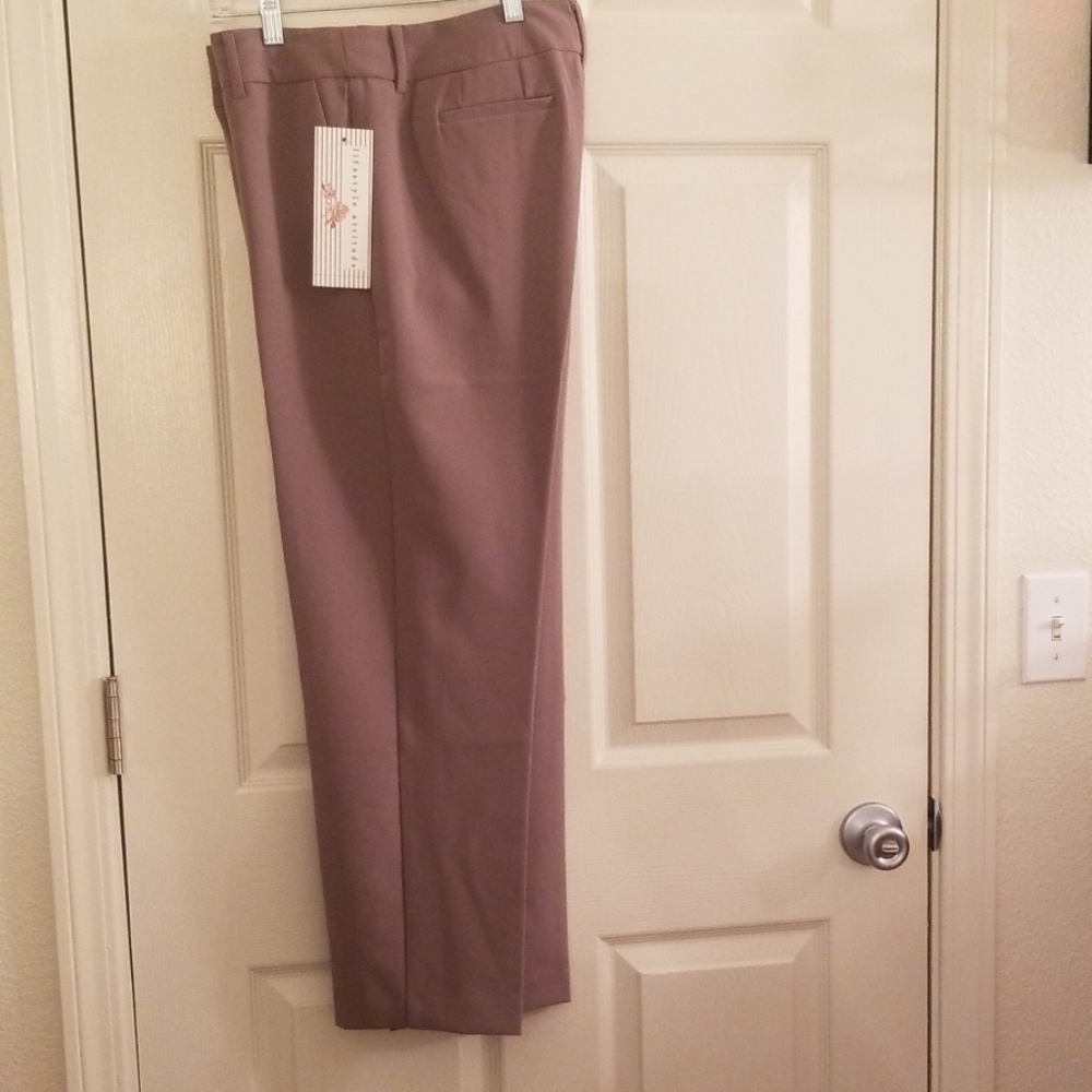 Lifestyle Attitudes tan slack pants